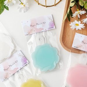 Kit de moules magiques pour fondant, 3 pièces, facile à utiliser, <span class=keywords><strong>mini</strong></span> tapis en silicone, grattoir en acrylique, outils de bricolage pour débutants - Product Image 6