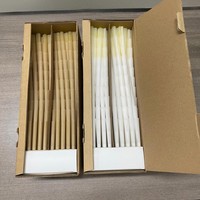 Cônes en papier blancs et bruns pré-roulés 84mm 98mm 109mm 1000 pièces par boîte Tube enroulable avec filtre en papier