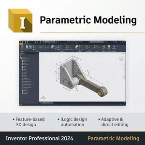 <span class=keywords><strong>Inventor</strong></span> Professional, Software <span class=keywords><strong>CAD</strong></span> 3D de 3 Años para Diseño Mecánico, Modelado y Simulación, Solución Profesional, Edición Educativa - Product Image 2