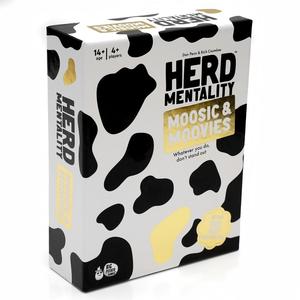 Herd Mentality Moosic & Moovies Jeu de société pour 4 joueurs, 14 ans et plus, jeu de stratégie amusant pour les fêtes - Product Image 1