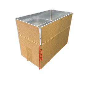 Caja de Cartón Aislante de Aluminio para Cadena de Frío, Caja Plegable de Espuma Aislante para Mariscos, Frutas Frescas, <span class=keywords><strong>Sushi</strong></span>, Gelatina y Alimentos - Product Image 2