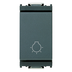 <b>Push</b> Button Switch 1P NO 10A Grey <b>Light</b> 4.1x2.8x5.3cm - Product Image 1