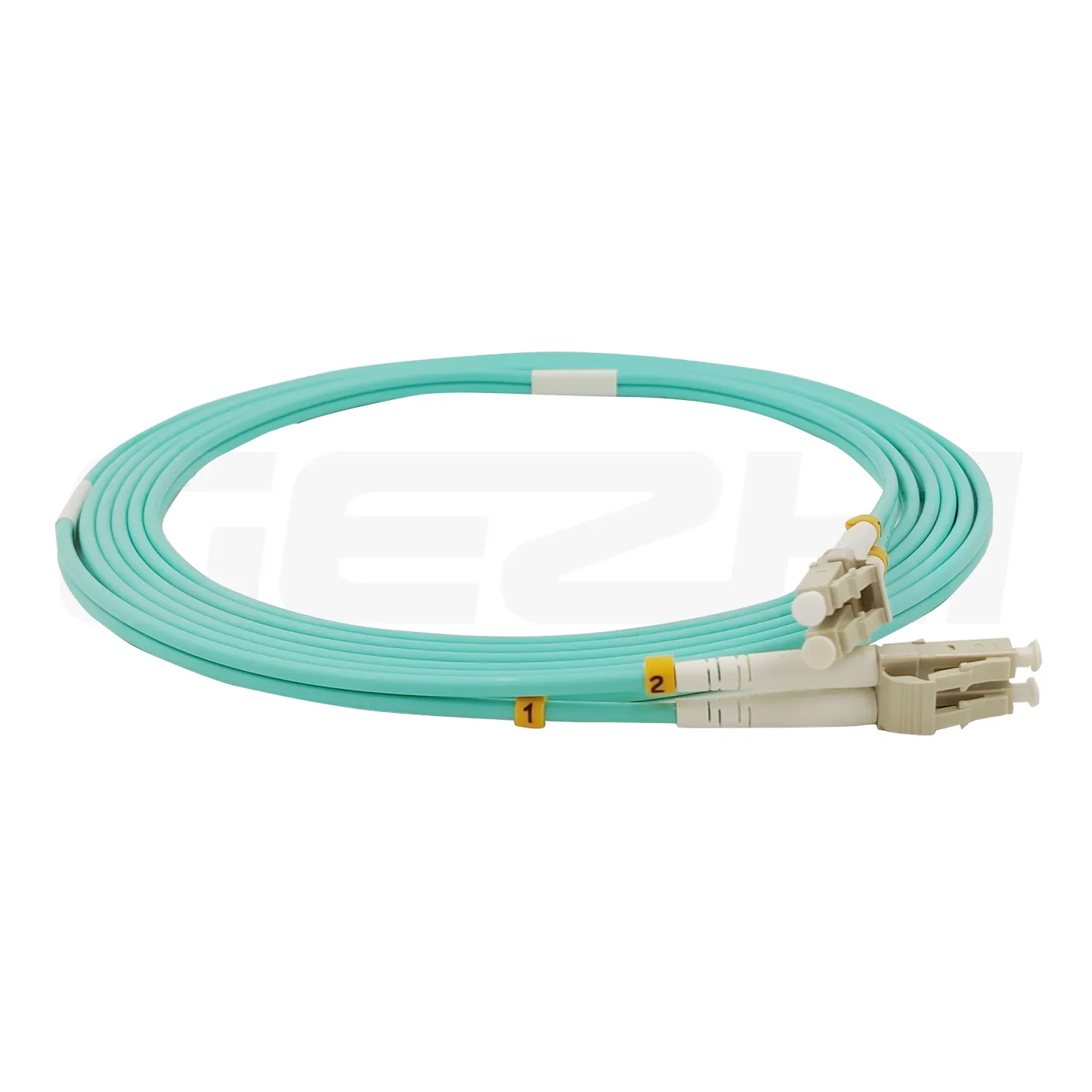 Câbles de raccordement à fibre optique LC Duplex OM3 LSZH pour les télécommunications