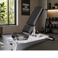 Banc de musculation réglable professionnel FRS FID, capacité 350 kg, pour la maison et la salle de sport, machine d'entraînement de force commerciale