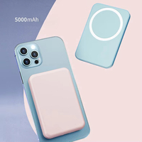 Panneau solaire magnétique sans fil 20W pour charger la batterie Li-Polymère 5000mah 10000mah, charge rapide, batterie externe portable 2-en-1 avec prise