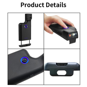 Escáner de Código de Barras Inalámbrico BT 1D 2D <span class=keywords><strong>QR</strong></span> con Clip Trasero <span class=keywords><strong>para</strong></span> Teléfono <span class=keywords><strong>Celular</strong></span> Portátil YJ-6606 <span class=keywords><strong>para</strong></span> Operación con una Sola Mano - Product Image 6