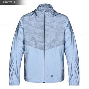 Trọng Lượng Nhẹ Thời Trang Casual Dài Cắm Trại Phản Quang Wind Breaker Áo Khoác Mens Tùy Chỉnh Áo Gió - Product Image 1