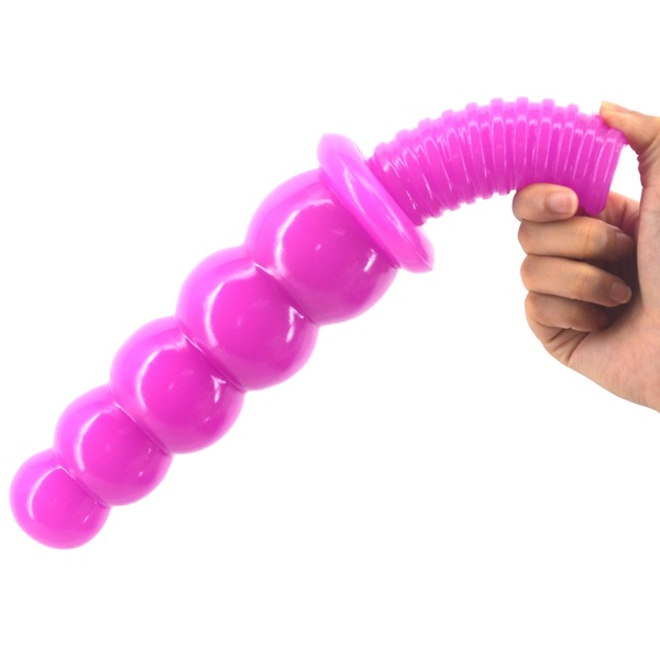 New Style Huge Anus Beads With Handle Juguetes Sexuales Butt Plug With Solid Balls Stimulative Unisex Sex Toy