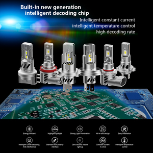 Горячая распродажа: Светодиодная фара H4 R2 P45T 100W Canbus 12000LM 6500K, двухрежимная (ближний/дальний свет) светодиодная лампа для мотоциклов, скутеров, квадроциклов, DC 12V-48V - Product Image 5