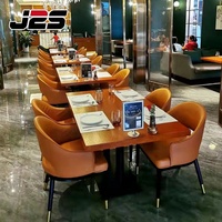 Ensemble de meubles en métal noir antique, design moderne, restaurant, hôtel, centre commercial, école, maison, chaises et tables de bar - Vente en gros