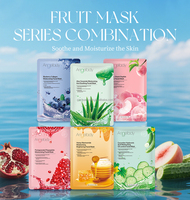 Fabrieks prijs op maat gemaakte voedende hydraterende verstevigende gezichtsverzorging fruit gezichtsmasker sheet gezichtsmasker witmakend gezichtsmasker