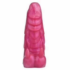 New Arrival Faucet Hollow Silicone Color Dragon Sleeve Enlarged Thickened <b>Dildo</b> Penis Ring Sleeve - Product Image 5
