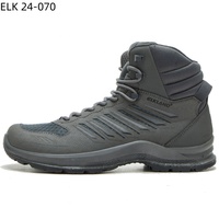 Bottes de randonnée en cuir nubuck imitation pour hommes, légères, respirantes, antidérapantes, chaussures de trekking pour l'extérieur