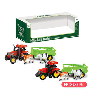 EPT Nouveauté Inertia Horse Box <span class=keywords><strong>Camion</strong></span> de ferme Jouets agricoles Tracteur Animaux Cartoon Enfants Animal Farmer Car Toy à vendre - Product Image 2