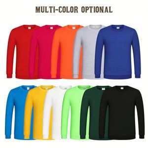 เสื้อสเวตเชิ้ตเด็กผู้ชาย แขนยาว ผ้าฝ้าย สีพื้น เรียบง่าย สไตล์ลำลอง ขายส่งจำนวนมาก - Product Image 3
