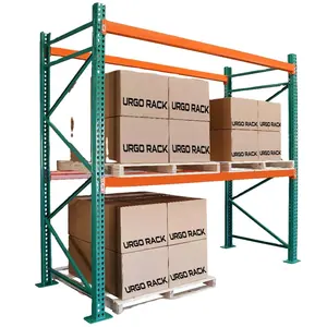 Warehouse storage heavy duty pallet racking American standard teardrop pallet racking