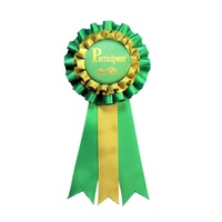 Rubans et rosettes personnalisés en satin 100 % polyester écologique haute ténacité pour concours hippique
