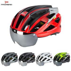 <span class=keywords><strong>Casco</strong></span> de Ciclismo <span class=keywords><strong>PROMEND</strong></span> Integrado Ultraligero de EPS+PC con Visera Magnética, 5 Opciones de Color, Diseño Transpirable - Product Image 1