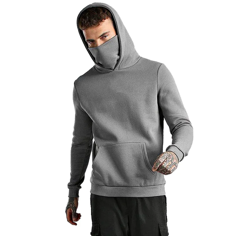 Men's Sport Full Zip Dri-Power Pullover Fleece Drawstring Athletic Sweatshirt