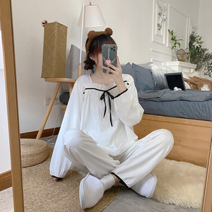 Venta al por mayor de pijamas Pillama Mujer Pijama Por Mayor <span class=keywords><strong>Ropa</strong></span> De Dormir Pijama Femmes Dos Piezas Loungewear Set Pijama para Mujer - Product Image 5