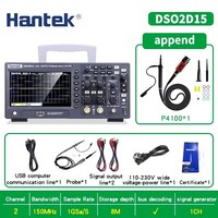 Osciloscopio digital DSO2D15 y generador de señal con función de decodificación de bus