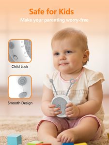 Máquina de Sonido Portátil Recargable para Bebés con Luz Nocturna, Máquina de Ruido Blanco, Sonidos Relajantes - Product Image 3