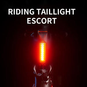 ไฟท้ายจักรยานแบบชาร์จไฟได้ Jayhwan อุปกรณ์เสริมเพื่อความปลอดภัยบนท้องถนน ไฟเตือนสำหรับการขี่จักรยาน - Product Image 6