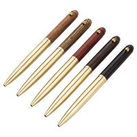 Mahagoni Unterschrift Stift Business Personalisierte Gravur Qualität Holz Stift mit Custom Logo Holz