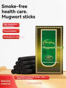 Meilleures ventes : Rouleaux de moxa sans fumée, bâtonnets de moxa traditionnels <span class=keywords><strong>chinois</strong></span>, brûleur de moxa noir, bâtonnets de moxa pour la moxibustion - Product Image 1