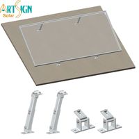 Art Sign Solar Ayarlanabilir Eğimli Montaj Sistemi Ön ve Arka Ayaklar Alüminyum Alaşımlı Kolay Kurulum Düz Çatı PV Montaj Braketleri