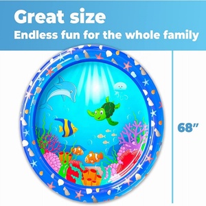 Tapis aquatique gonflable de haute qualité pour l'extérieur, jouets d'arrosage pour enfants et animaux domestiques, équipement de jeu aquatique - Product Image 2