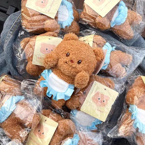 ตุ๊กตาหมีเนยผ้ากำมะหยี่ขนยาวจากประเทศไทยของเล่นจี้ห้อยคอแบบใหม่จากโรงงาน - Product Image 5