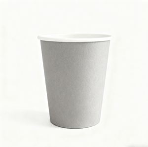 Gobelet à café en papier écologique avec logo personnalisé, biodégradable, à paroi simple, pour boissons chaudes et froides, thé - Product Image 5