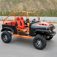 Mini Jeep Dune Buggy à Essence/Électrique au Design Populaire, 2/5 Places, 150cc/300cc/200cc, pour les Attractions Touristiques, les Complexes Hôteliers et les Voyages de Loisirs