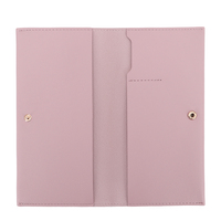 Portefeuille de passeport en cuir vegan PU avec logo personnalisé, porte-documents de voyage fin avec emplacements pour cartes