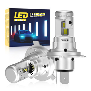 Gview GMX Mini taille LED feux de croisement feux de route 10000LM plus lumineux 60W H4 ampoules de phare LED - Product Image 1