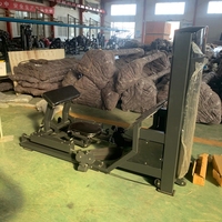 Équipement de fitness professionnel pour salle de sport : Machine à pont fessier et à poussée de hanche à charge guidée