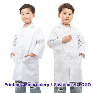 子供用白衣セット 小学校理科用具 <span class=keywords><strong>XL</strong></span>サイズ 男の子 女の子用スクラブ 医療用ドクターラボコート - Product Image 3
