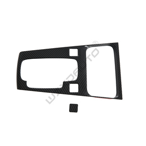 WZXD RHD Carbon Fiber Gear Shift Trim Kit Stickers Inner <b>Window</b> Switch Button Cover 2020 For CITY - Product Image 5