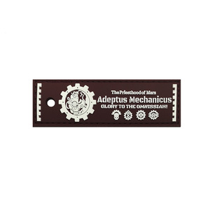 <strong>WarHammer</strong> 40K PVC Soft Rubber Keychain Pendant Templar Samurai Chest Band Morale Badge with Velcro-<strong>Patches</strong> Genre - Product Image 3
