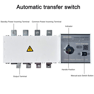 Автоматический переключатель CHOSO ATS 250A <span class=keywords><strong>220V</strong></span> RMQ1-250/4P однофазный с защитой от перегрузки, энергосберегающий, PC CB 5кА 8кА, для бытового использования - Product Image 5