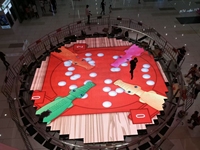 Écran LED interactif P3.91 pour jeux, capteur radar, vidéo DJ, scène de boîte de nuit, piste de danse LED