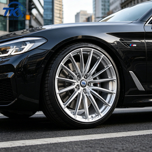 Rines de Aleación <span class=keywords><strong>DOT</strong></span> Personalizados en Plata Pulida, Forjados en 1 Pieza, de 18, 19, 20, 21 y 22 Pulgadas, 5x112, 5x114.3, para BMW, Audi, <span class=keywords><strong>Mercedes</strong></span>, Tesla - Product Image 6