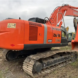 Proveedor profesional usado Hitachi ZX240 excavadora 1,2 m cubo 24 toneladas peso operativo motor caja de cambios Motor fuerte potencia - Product Image 2