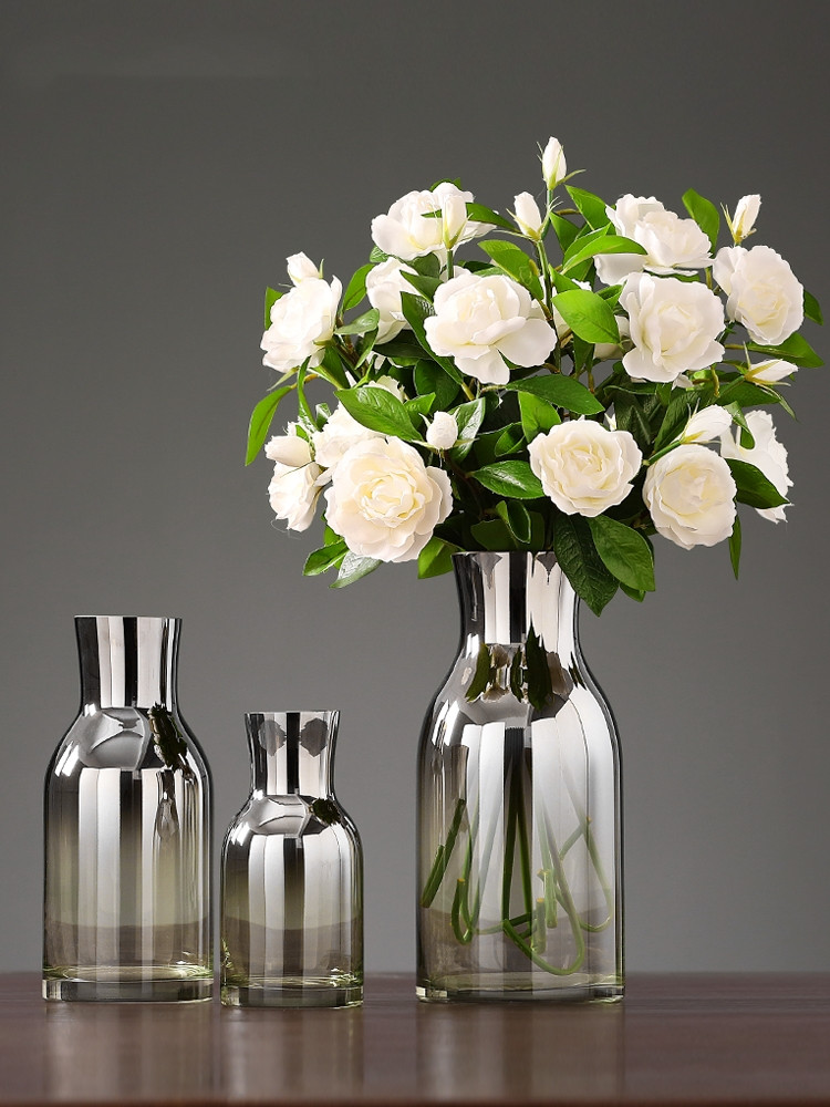 Factory Produced Wholesale Glass Flower Vases for Home Decor