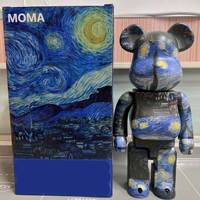 Figurine Bearbrick 400% en résine électroplaquée motif fleur de cerisier, en ABS, pour décoration intérieure et cadeau, en stock