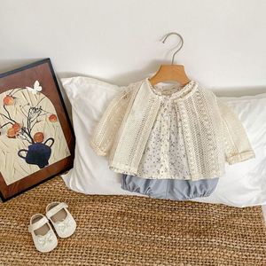 Engepapa Zomer Baby Dunne Bloemige Kledingsetjes Baby Meisje Mouwloze Korte Set Peuter Meisjes Kleding - Product Image 6