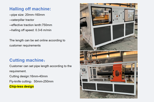 Máquina Extrusora de Tuberías de Drenaje de Agua de Plástico PVC PPR HDPE UPVC 2026, Máquina para Fabricar Tuberías Agrícolas y Conductos Eléctricos - Product Image 5