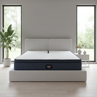 Matelas premium ressort Bonnel résistant, mousse haute densité respirante, anti-acariens pour dormeurs latéraux