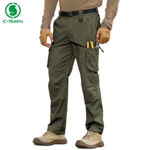 Calças de Caminhada Masculinas OEM Leves e Antirrugas Calças Cargo de Trabalho Calças Táticas Masculinas - Product Image 3